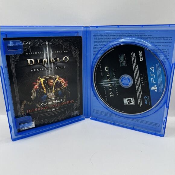 Diablo III Ultimate Evil Edition PS4 CIB Tested Co-Op 4 Player (Case Wear) - Picture 3 of 3